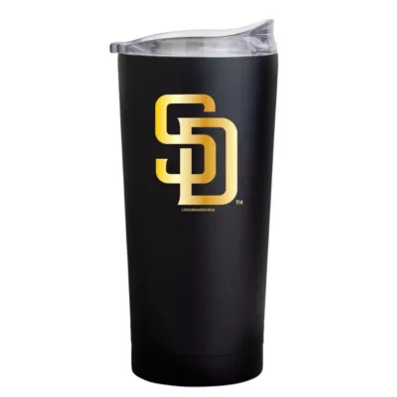 MLB San Diego Padres Foil 20oz. Powder Coat Tumbler
