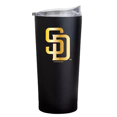 MLB San Diego Padres Foil 20oz. Powder Coat Tumbler