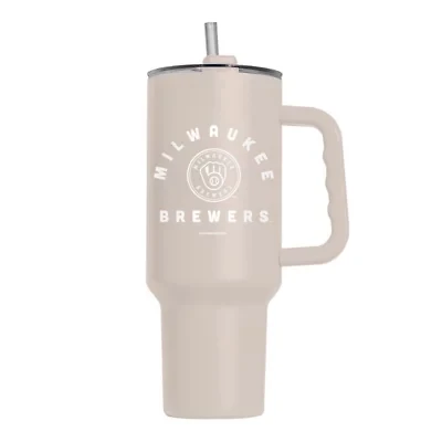 MLB Milwaukee Brewers 40oz. Sand Soft Touch Tumbler