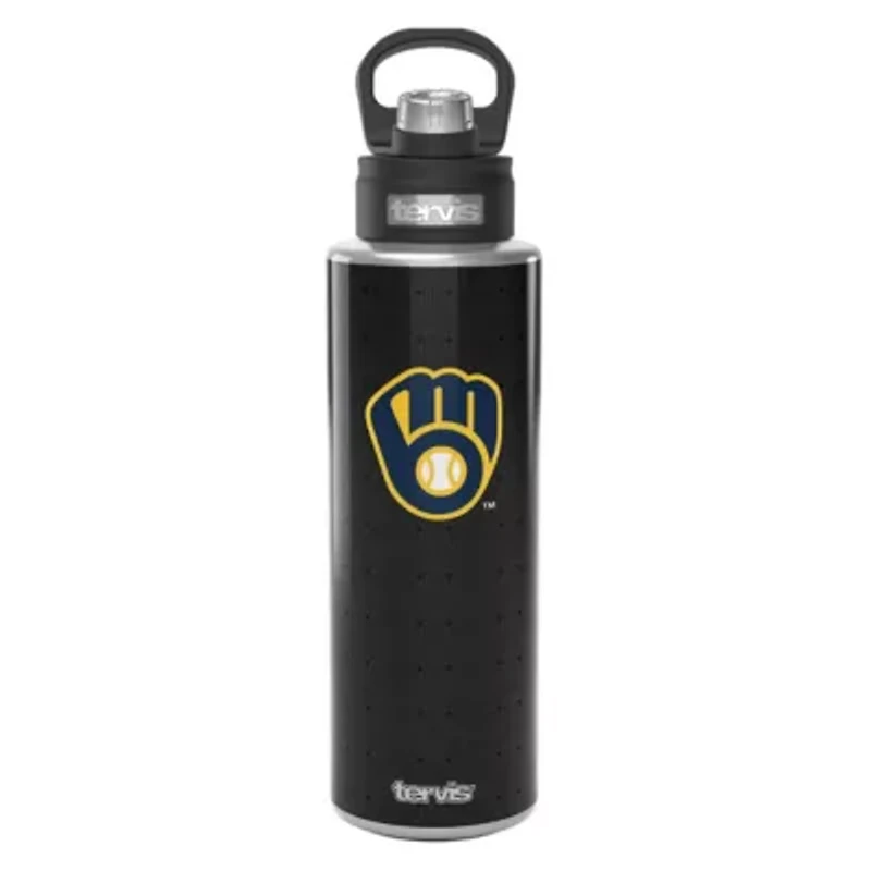 MLB Milwaukee Brewers 40oz. Weave Wide Mouth Water Bottle