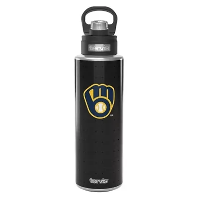 MLB Milwaukee Brewers 40oz. Weave Wide Mouth Water Bottle