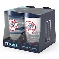 MLB New York Yankees Four-Pack 16oz. Classic Tumbler Set