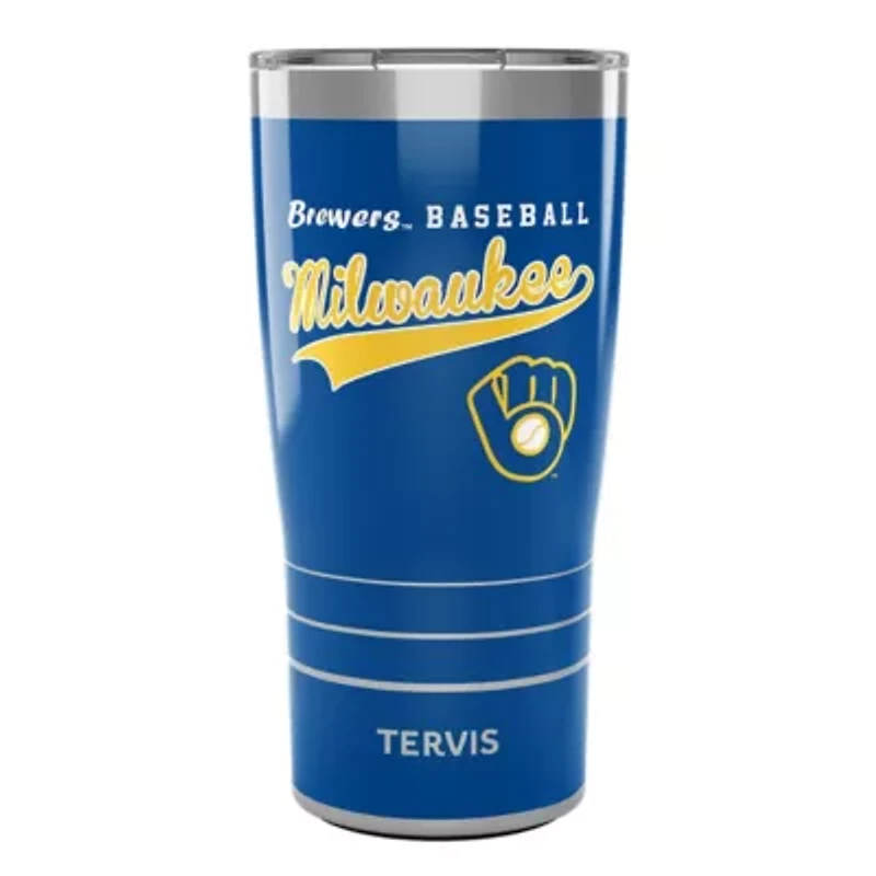MLB Milwaukee Brewers 20oz. Cooperstown Collection Stainless Tumbler