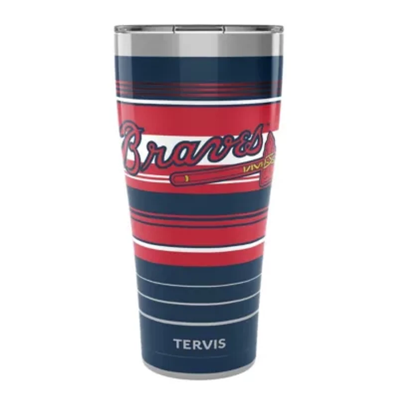 MLB Atlanta Braves 30oz. Hype Stripes Tumbler