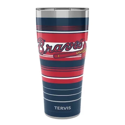 MLB Atlanta Braves 30oz. Hype Stripes Tumbler