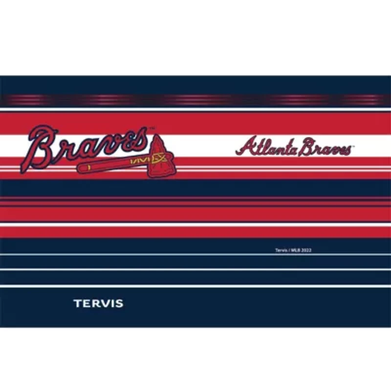MLB Atlanta Braves 30oz. Hype Stripes Tumbler