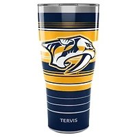 NHL Nashville Predators 30oz. Hype Stripes Stainless Tumbler