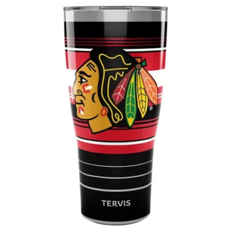 NHL Chicago Blackhawks 30oz. Hype Stripes Stainless Tumbler