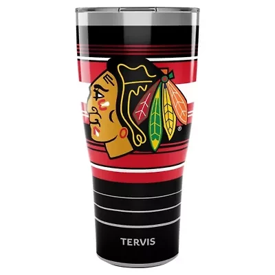 NHL Chicago Blackhawks 30oz. Hype Stripes Stainless Tumbler