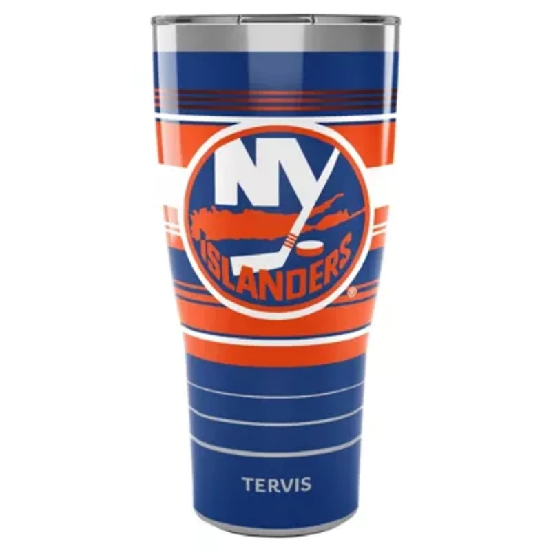 NHL New York Islanders 30oz. Hype Stripes Stainless Tumbler