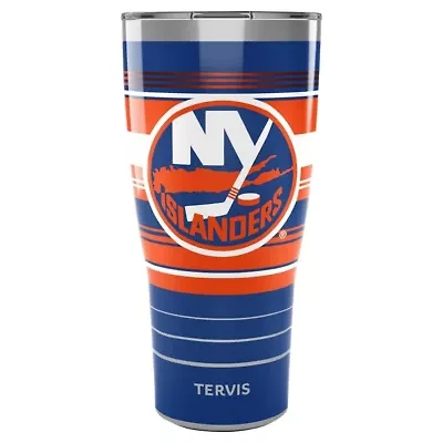 NHL New York Islanders 30oz. Hype Stripes Stainless Tumbler