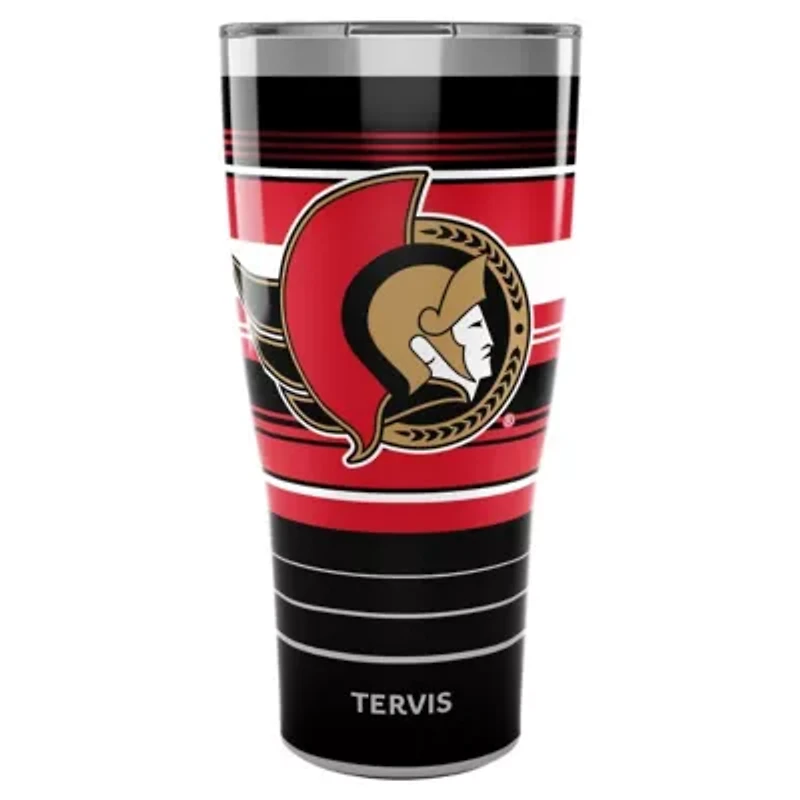 NHL Ottawa Senators 30oz. Hype Stripes Stainless Tumbler