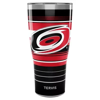 NHL Carolina Hurricanes 30oz. Hype Stripes Stainless Tumbler