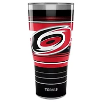 NHL Carolina Hurricanes 30oz. Hype Stripes Stainless Tumbler