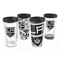 NHL Los Angeles Kings Four-Pack 16oz. Classic Tumbler Set