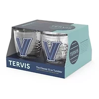 NCAA Villanova Wildcats 4-Pack 12oz. Emblem Tumbler Set