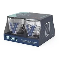 NCAA Villanova Wildcats 4-Pack 12oz. Emblem Tumbler Set