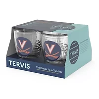 NCAA Virginia Cavaliers 4-Pack 12oz. Emblem Tumbler Set