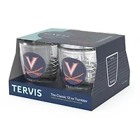 NCAA Virginia Cavaliers 4-Pack 12oz. Emblem Tumbler Set