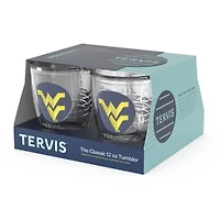 NCAA West Virginia Mountaineers 4-Pack 12oz. Emblem Tumbler Set