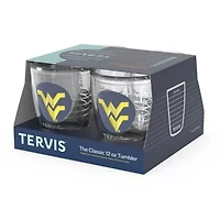 NCAA West Virginia Mountaineers 4-Pack 12oz. Emblem Tumbler Set