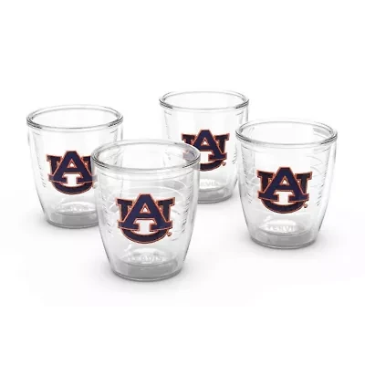 NCAA Auburn Tigers 4-Pack 12oz. Emblem Tumbler Set
