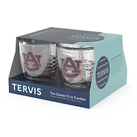NCAA Auburn Tigers 4-Pack 12oz. Emblem Tumbler Set