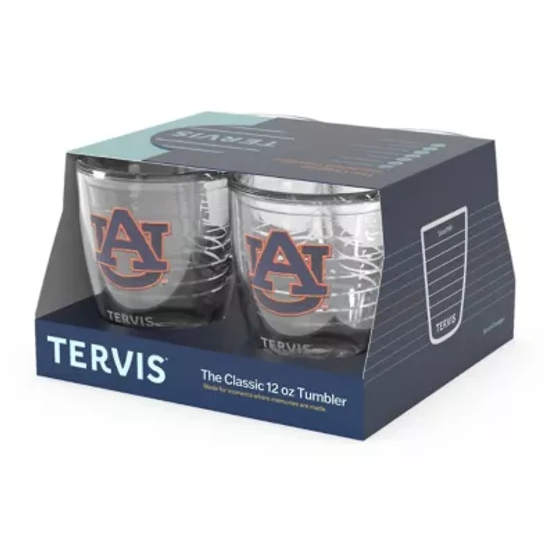 NCAA Auburn Tigers 4-Pack 12oz. Emblem Tumbler Set