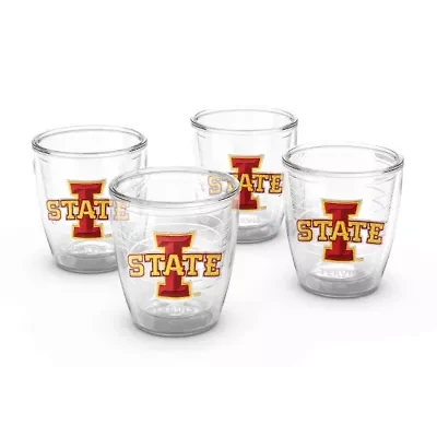 NCAA Iowa State Cyclones 4-Pack 12oz. Emblem Tumbler Set