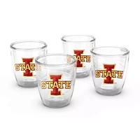 NCAA Iowa State Cyclones 4-Pack 12oz. Emblem Tumbler Set