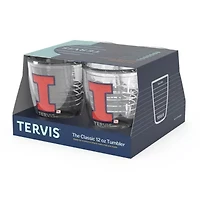 NCAA Illinois Fighting Illini 4-Pack 12oz. Emblem Tumbler Set