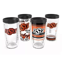 NCAA Oklahoma State Cowboys Four-Pack 16oz. Classic Tumbler Set