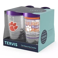 NCAA Clemson Tigers Four-Pack 16oz. Classic Tumbler Set