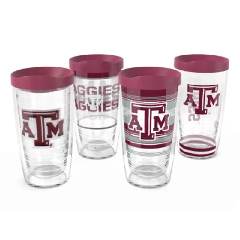 NCAA Texas A&M Aggies Four-Pack 16oz. Classic Tumbler Set