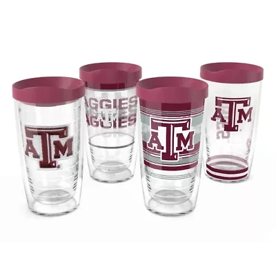 NCAA Texas A&M Aggies Four-Pack 16oz. Classic Tumbler Set
