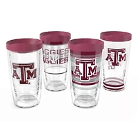 NCAA Texas A&M Aggies Four-Pack 16oz. Classic Tumbler Set