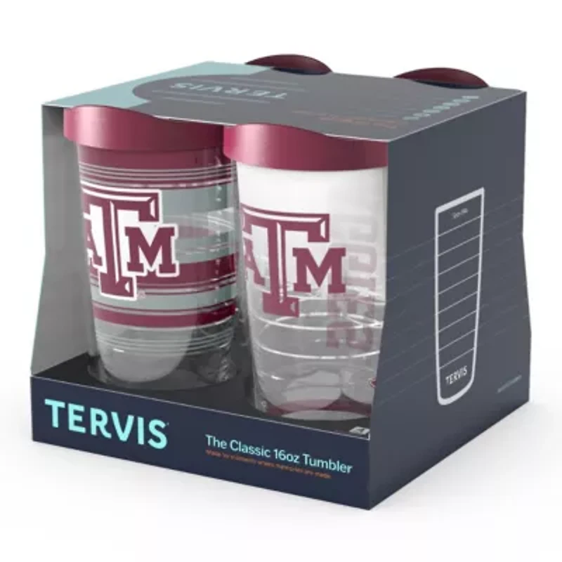 NCAA Texas A&M Aggies Four-Pack 16oz. Classic Tumbler Set