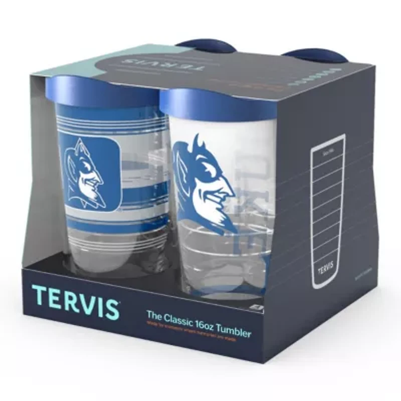 Duke Blue Devils NCAA Duke Devils Four-Pack 16oz. Classic Tumbler Set