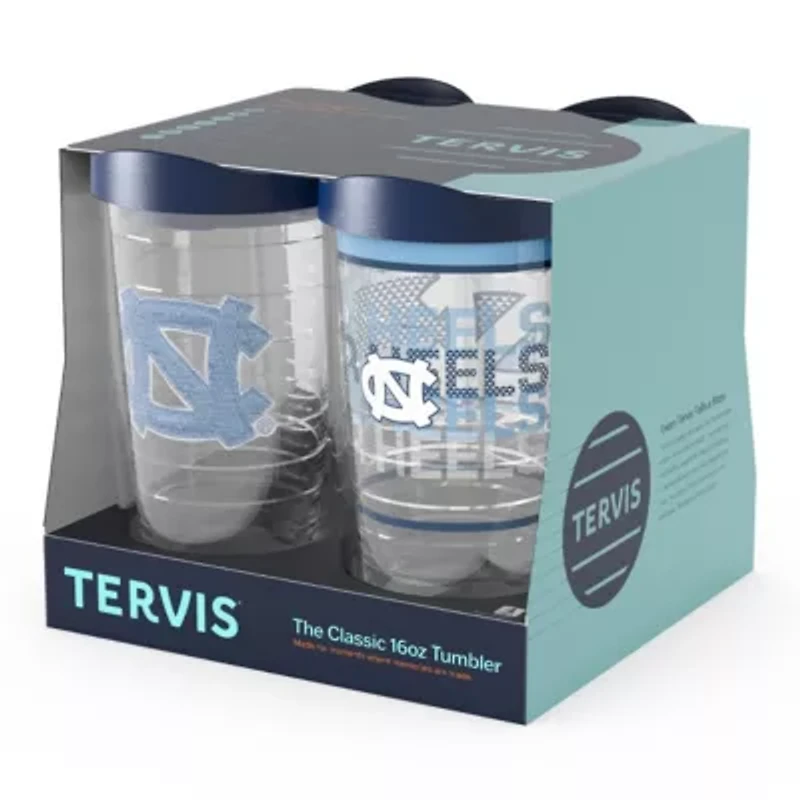 NCAA North Carolina Tar Heels Four-Pack 16oz. Classic Tumbler Set