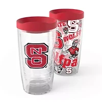 NCAA NC State Wolfpack 2-Pack 16oz. Competitor & Emblem Tumbler Set
