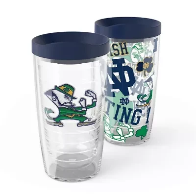 NCAA Notre Dame Fighting Irish 2-Pack 16oz. Competitor & Emblem Tumbler Set