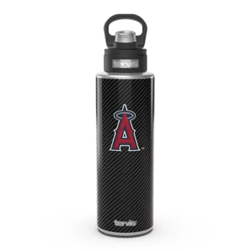 MLB Los Angeles Angels 40oz. Carbon Fiber Wide Mouth Water Bottle