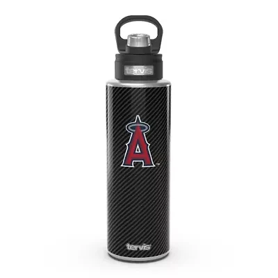 MLB Los Angeles Angels 40oz. Carbon Fiber Wide Mouth Water Bottle