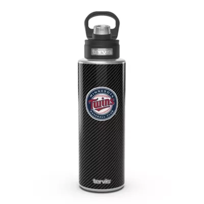 MLB Minnesota Twins 40oz. Carbon Fiber Wide Mouth Water Bottle