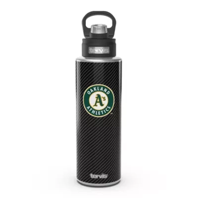 Cooperstown Teams Oakland Athletics 40oz. Carbon Fiber Wide Mouth Water Bottle