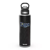 MLB Tampa Bay Rays 40oz. Carbon Fiber Wide Mouth Water Bottle