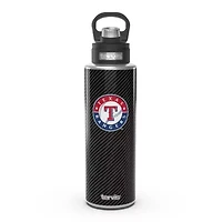 MLB Texas Rangers 40oz. Carbon Fiber Wide Mouth Water Bottle