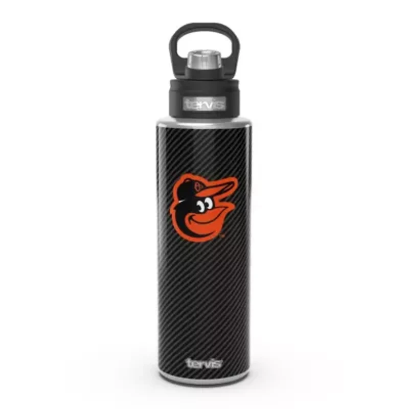 MLB Baltimore Orioles 40oz. Carbon Fiber Wide Mouth Water Bottle