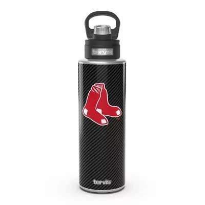 Boston Red Sox MLB Boston Sox 40oz. Carbon Fiber Wide Mouth Water Bottle