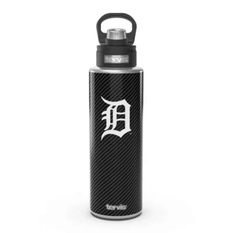 MLB Detroit Tigers 40oz. Carbon Fiber Wide Mouth Water Bottle